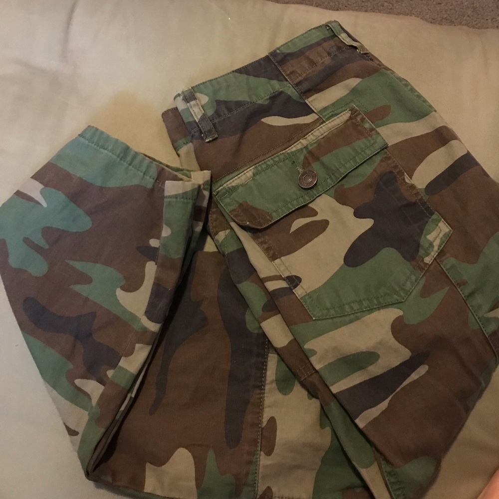 camouflage cargo pants